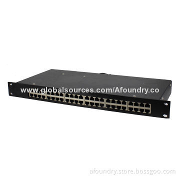 24-port PoE Midspan Injector with 10/100/1000Mbps RJ45 Port